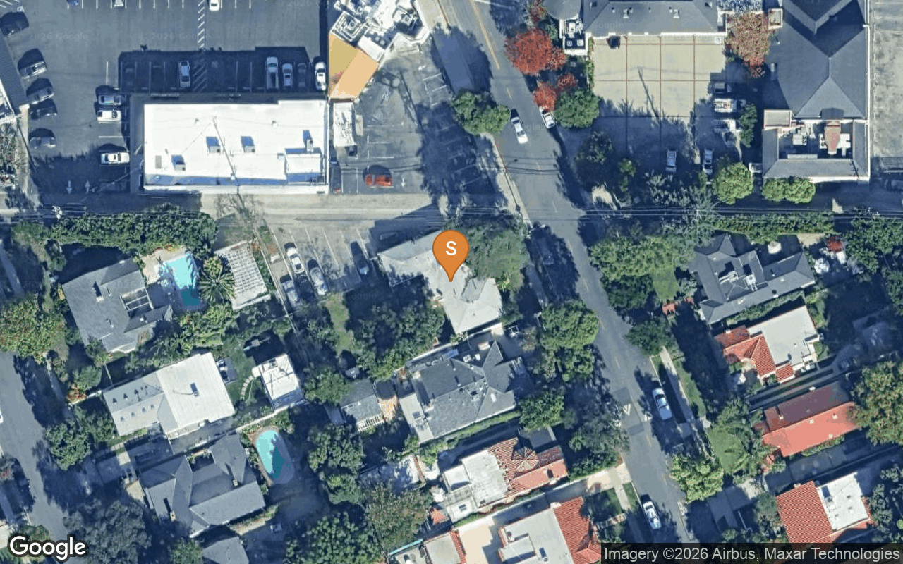 Satellite aerial of 137 N Rose St