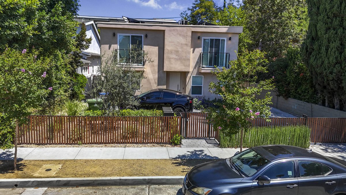 11025 Blix St, Toluca Lake — new-construction SB 9 fourplex
