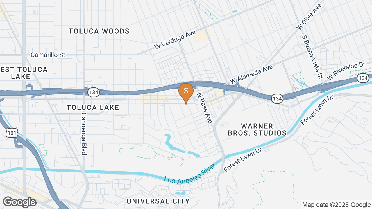 Location map — Burbank 91505